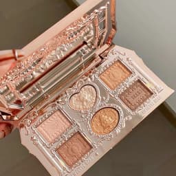 Flower Knows SWEETIE BEAR COLLECTION 6-Color Eye Shadow Palette Makeup Long Lasting Matte Shimmer Finish Eyeshadow Powder