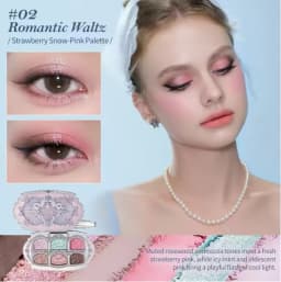 Flower Knows SWEETIE BEAR COLLECTION 6-Color Eye Shadow Palette Makeup Long Lasting Matte Shimmer Finish Eyeshadow Powder