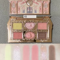 Flower Knows SWEETIE BEAR COLLECTION 6-Color Eye Shadow Palette Makeup Long Lasting Matte Shimmer Finish Eyeshadow Powder