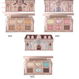 Flower Knows SWEETIE BEAR COLLECTION 6-Color Eye Shadow Palette Makeup Long Lasting Matte Shimmer Finish Eyeshadow Powder