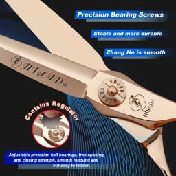 HISADA Professional Barber Scissors 6.0/6.5/7.0 Inch CNC Technology VG10 Material Hairdressing Scissors Barber Equipment