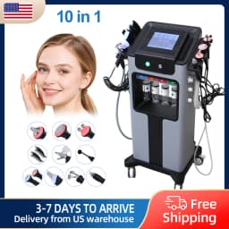 New 10 In 1 Aqua Peeling Lift Skin Bubble Moisturizer Oxygen Machine Skin Care Cleansing Facial Equipment