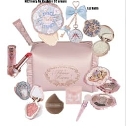 Flower Knows Makeup Set Midsummer Fairytales Flowerknows Foundation Little Angel Highlight Strawberry Rococo Lip Glaze 11pcs Kit