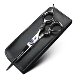 XUANFENG 6 Inch Dragon Handle Hair Scissors Barber Styling Tools Cutting Scissors and Thinning Scissors 6