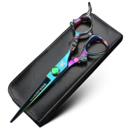 XUANFENG 6 Inch Dragon Handle Hair Scissors Barber Styling Tools Cutting Scissors and Thinning Scissors 6