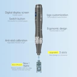 100pcs Dermapen M8 Needle for Drpen M8/m7s/A6s Derma Micronneedle Pen Mesotherapy Microneedling Needle Length 0.25mm