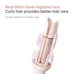 Automatic Hair Curler Negative Ion Ceramic Curling Iron - 40mm Large Wave Perm for Home Use, Lazy Person Electric Curling Wand