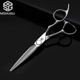 Barber Sciss 6Inch 440C Stainless Steel Hair Scissors Set, Professional Barber Cutting Shear & 10%‑20%‑30%‑40% Thinning Shears,