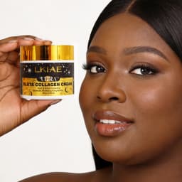 LKIAE Ultra Glutathione Collagen Whitening Face Cream, Acne and Spots Correcting, Even Skin Tone, Reduce Hyperpigmentation, 80g