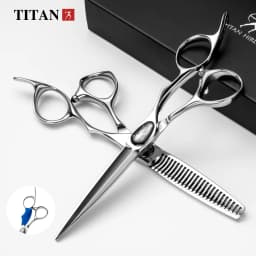 Titan Professional Hair Scissors Barber Tool for Men's Grooming And Haircutting 5.5,6.0 Shears Scissors