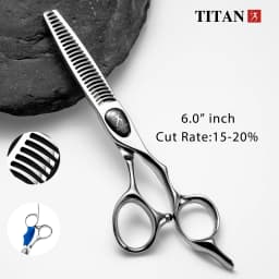 Titan Professional Hair Scissors Barber Tool for Men's Grooming And Haircutting 5.5,6.0 Shears Scissors