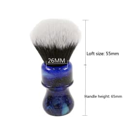 YAQI 26MM Mysterious Space Color Handle Tuxedo Shaving Brush For Men