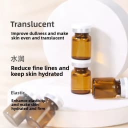Glutathione Freeze-Dried Powder Skin Care Serum Brightening Hydrating Rejuvenating Facial Care 5pairs