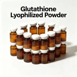 Glutathione Freeze-Dried Powder Skin Care Serum Brightening Hydrating Rejuvenating Facial Care 5pairs