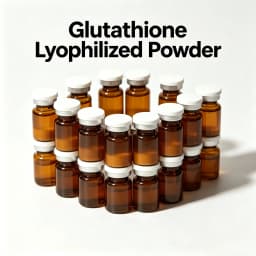Glutathione Freeze-Dried Powder Skin Care Serum Brightening Hydrating Rejuvenating Facial Care 5pairs