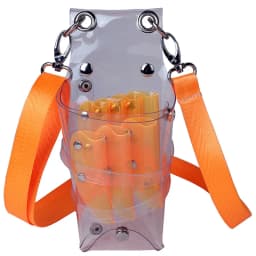 Transparent Hairdressing Scissors Bag 7Holes Salon Holster Pouch Holder Storage Hairdressing Styling Tools Messenger Bag