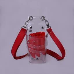 Transparent Hairdressing Scissors Bag 7Holes Salon Holster Pouch Holder Storage Hairdressing Styling Tools Messenger Bag