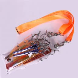 Transparent Hairdressing Scissors Bag 7Holes Salon Holster Pouch Holder Storage Hairdressing Styling Tools Messenger Bag