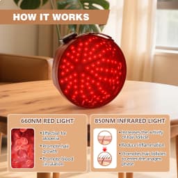 Wireless Hair Growth Laser Cap 120 Diodes 850nm 660nm Anti Hair Loss Stress Relief Infrared Light Relaxation Therapy 4 Levels