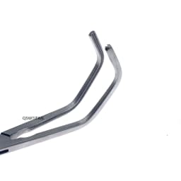 Atraumatic Jaw Tips Vascular Clamps Aortic Exclusion Clamp stainless steel Cardiovascular surgical instruments