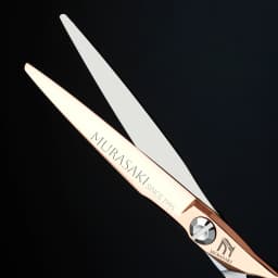 Top-level VG10 Cobalt Steel Hairdressing Scissors, 5.7-6.3-6.8 inch Hair Cutting Shears, Rose Gold Coating Barbershop Accessorie