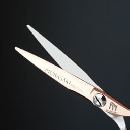 Top-level VG10 Cobalt Steel Hairdressing Scissors, 5.7-6.3-6.8 inch Hair Cutting Shears, Rose Gold Coating Barbershop Accessorie