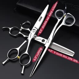 SHARONDS 5.5" 6" 6.5 Inch Hairdressing Scissors Light Weight 440C Japanese Steel Professional Barber Scissors Hairdressers Shear