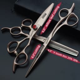 SHARONDS 5.5" 6" 6.5 Inch Hairdressing Scissors Light Weight 440C Japanese Steel Professional Barber Scissors Hairdressers Shear