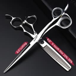 SHARONDS 5.5" 6" 6.5 Inch Hairdressing Scissors Light Weight 440C Japanese Steel Professional Barber Scissors Hairdressers Shear
