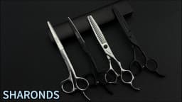 SHARONDS 5.5" 6" 6.5 Inch Hairdressing Scissors Light Weight 440C Japanese Steel Professional Barber Scissors Hairdressers Shear