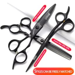 SHARONDS 5.5" 6" 6.5 Inch Hairdressing Scissors Light Weight 440C Japanese Steel Professional Barber Scissors Hairdressers Shear