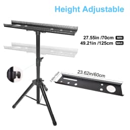 Barber Adjustable Braiding Stylists Hair Rack Hair Racks Double Sided Standing Hair Stand Extension Holder Braiders Makeup Tools