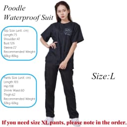 S/M/L/XL/3XL Pet Groomer Waterproof Uniform Suit Cut Pet Hair Breathable Soft Pet Beautician Overalls Set Pro Groomer Robe G0708