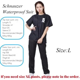 S/M/L/XL/3XL Pet Groomer Waterproof Uniform Suit Cut Pet Hair Breathable Soft Pet Beautician Overalls Set Pro Groomer Robe G0708