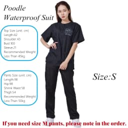 S/M/L/XL/3XL Pet Groomer Waterproof Uniform Suit Cut Pet Hair Breathable Soft Pet Beautician Overalls Set Pro Groomer Robe G0708