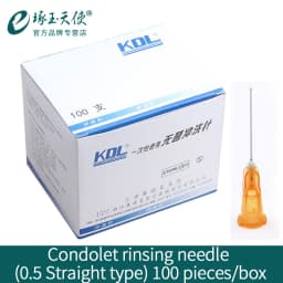 Condolet disposable sterile irrigation needle Ophthalmology lacrimal duct dental irrigation needle Flat head angle needle