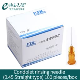 Condolet disposable sterile irrigation needle Ophthalmology lacrimal duct dental irrigation needle Flat head angle needle