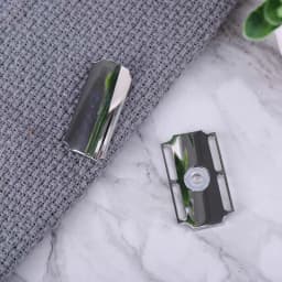 YAQI Vostok 70SB Straight Bar 316 Stainless Steel Polished Safety Razor Head with 0.7mm Blade Gap