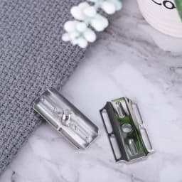 YAQI Vostok 70SB Straight Bar 316 Stainless Steel Polished Safety Razor Head with 0.7mm Blade Gap