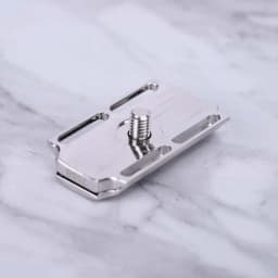 YAQI Vostok 70SB Straight Bar 316 Stainless Steel Polished Safety Razor Head with 0.7mm Blade Gap