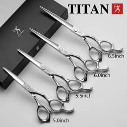 Titan Professional Hair Scissors Thinning Cutting Barber Hair Shears Scissor Hairdressing Scissors 5.0/5.5/6.0/6.5inch 440C