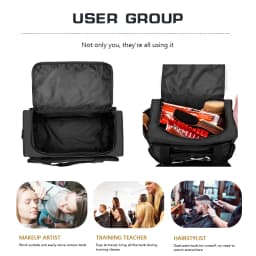 Salon Hairdressing Barber Handbag Hairdresser Travel Carrying Pouch with Shoulder Strap Pro Hairdressing Tool Storage Bag