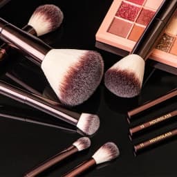 Hourglass Cruelty Free Makeup Brush-2024 New 10 Brushes Set Blusher Powder Eyeshadow Foundation Brush Luxury Vegan Makeup Tools