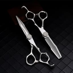Professional Hairdresser Scissors 6.0Inch Japan 440C Steel Hair Cutting Tools Barber Shears Hairdressing Thinning