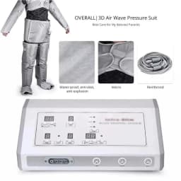 Professional Air Pressure Massage Heating Body Slimming Full Body Conjoined Negative Body Shaper Massage Device for Spa