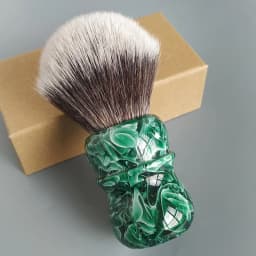 Dscosmetic 30mm Jade G7 Synthetic Hair Shaving Brush for Man Shaving Brush
