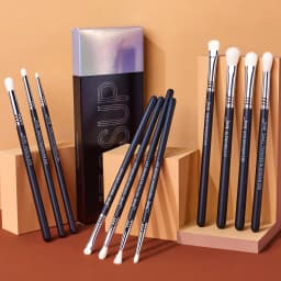 Jessup Eyes Brushes Set, Eyeshadow Makeup Brush, Premium Synthetic Blending Shader Crease T340