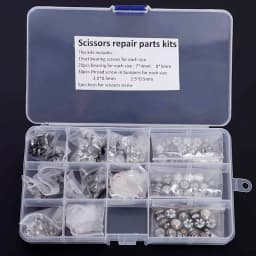1 Box Full Set of Stainless Steel Hair Scissor Bearing Screw Tornillo Parts Haircut Salon Barber Repair Kit Parafuso Accessory