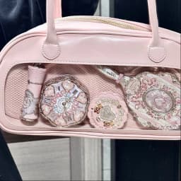 Flower Knows Makeup Gift Set Lip Cream,Blush,Cushion BB Cream,Brightening Concealer,Hydrating Essence & Cosmetic Bag All-in-One