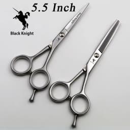 5.5/6 Inch Professional Hairdressing Scissors Set Cutting+Thinning Barber Shears High Quality Personality 35/38 Teeth